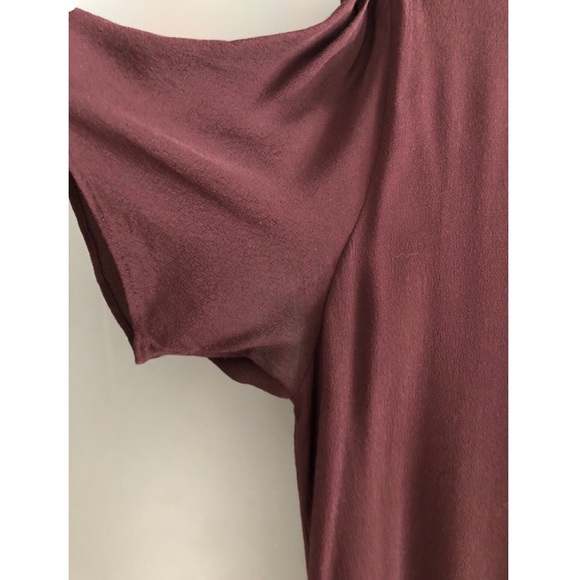 Aritzia Wilfred Free Burgundy Dress - Picture 5 of 6